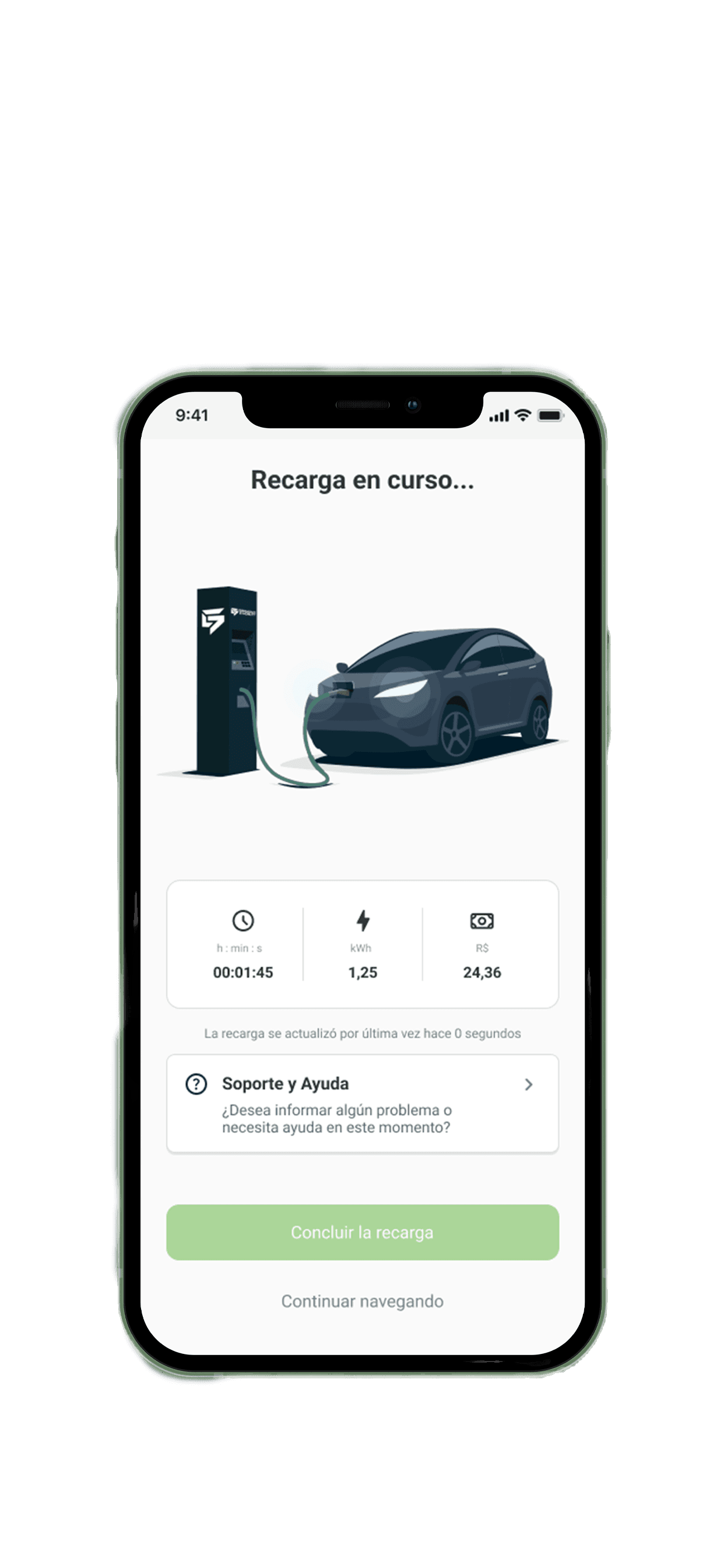 GS E-Mobility app charging